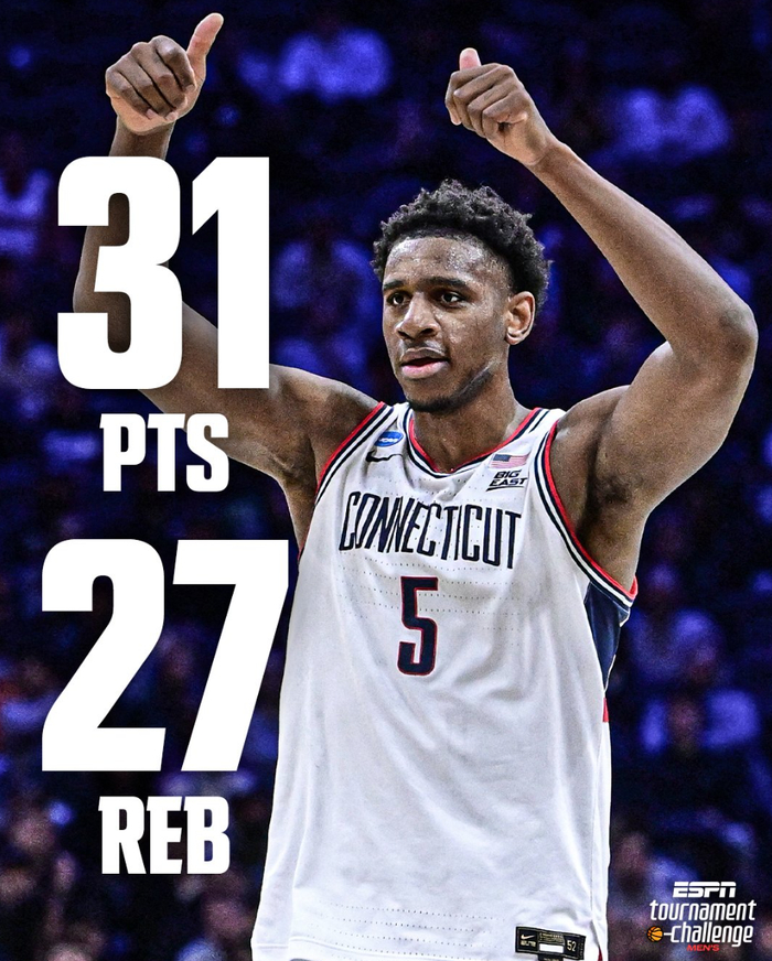 塔里斯-里德单场30+25破NCAA尘封58年纪录